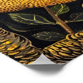 Citroen decoratief schilderij kunst print (Hoek)