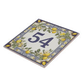  citroen deur huis nummer Bord plaqueteken Tegeltje (Zijkant)