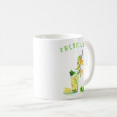 Citroen Drink Citroenen Mok Gift - aangepaste teks (Voorkant rechts)