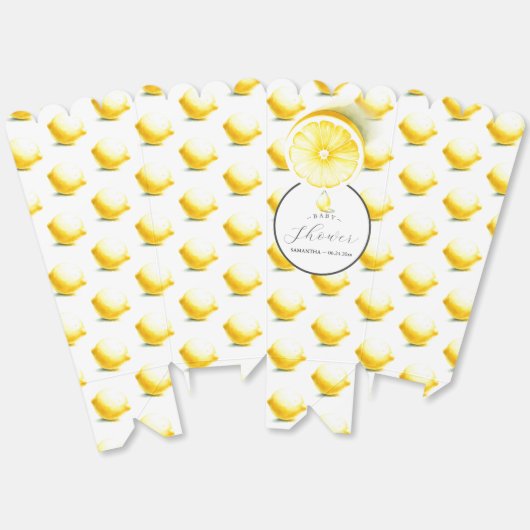 Citroen Drop Baby shower Decoraties Bedankdoosjes (Ongevouwen)