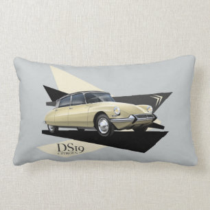 Citroen DS19 Illustrated Cushion Kussen