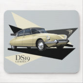 Citroen DS19 Mouse Mat Muismat (Voorkant)