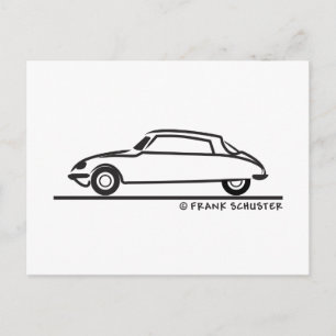 Citroën DS 21 Briefkaart