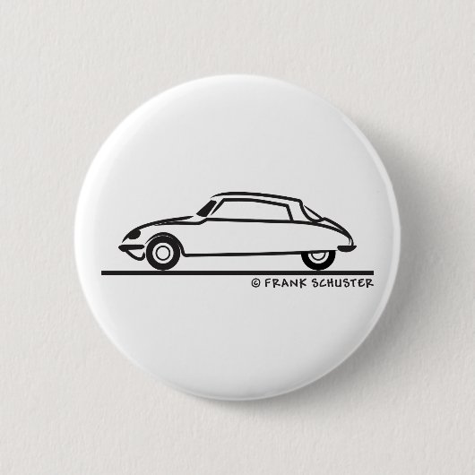 Citroën DS 21 Ronde Button 5,7 Cm (Voorkant)