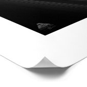 Citroen DS "bij toerental 2", geïllustreerd Poster (Hoek)