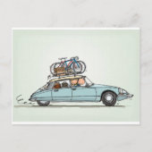 Citroën DS Briefkaart (Voorkant)