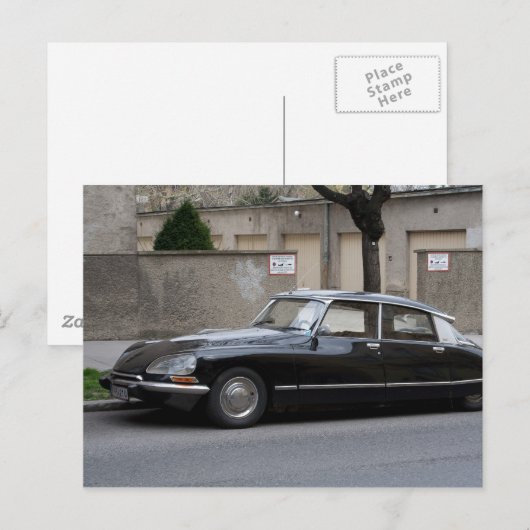 Citroën DS Briefkaart (Voorkant / Achterkant)
