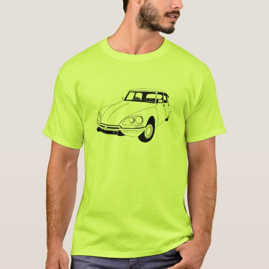 Citroen DS Geïnspireerd T-shirt (Voorkant)