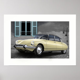 Citroen DS Poster Illustratie