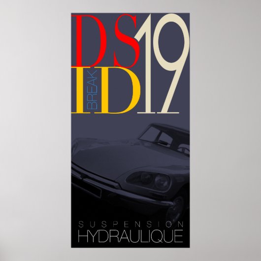 Citroen DS-Poster Poster (Voorkant)