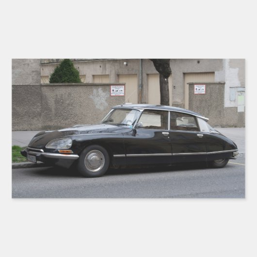 Citroën DS Rechthoekige Sticker (Voorkant)