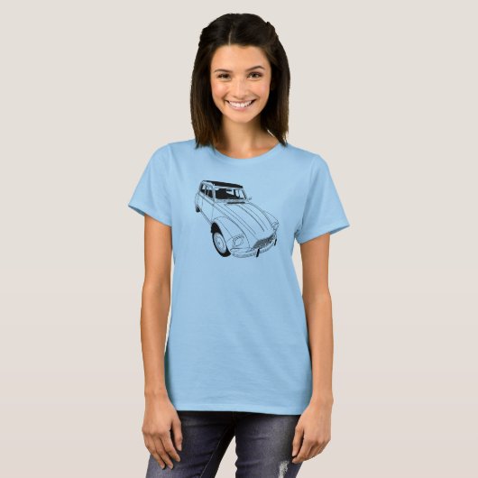 Citroen Dyane T-shirt (Voorkant volledig)