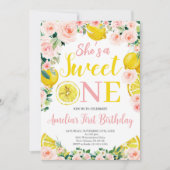 Citroen eerste verjaardag, Citrus verjaardagsfeest Kaart (Voorkant)