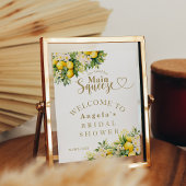 Citroen Elegant Modern Zomer Vrijgezellenfeest Poster