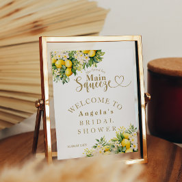 Citroen Elegant Modern Zomer Vrijgezellenfeest Poster