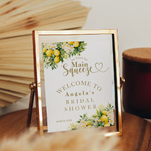 Citroen Elegant Modern Zomer Vrijgezellenfeest Poster