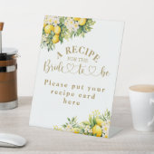 Citroen Elegant Modern Zomer Vrijgezellenfeest rec Reclamebord Met Voetstuk (Insitu)