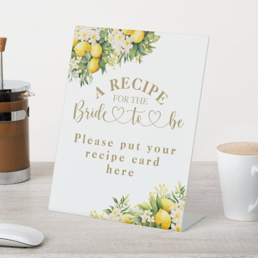 Citroen Elegant Modern Zomer Vrijgezellenfeest rec Reclamebord Met Voetstuk (Insitu)