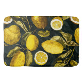 Citroen en blad patroon V Badmat (Voorkant)