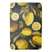 Citroen en blad patroon V Badmat (Voorkant Verticaal)