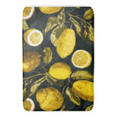 Citroen en blad patroon V Badmat (Voorkant Verticaal)