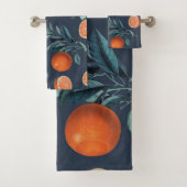 Citroen en blad patroon VI Bad Handdoek (Insitu)