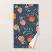 Citroen en blad patroon VI Bad Handdoek (Handdoek)