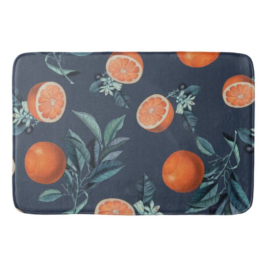 Citroen en blad patroon VI Badmat (Voorkant)