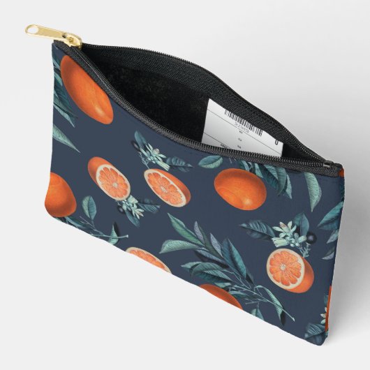 Citroen en blad patroon VI Etui (Open)