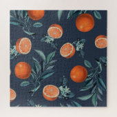 Citroen en blad patroon VI Legpuzzel (Horizontaal)