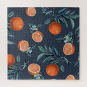 Citroen en blad patroon VI Legpuzzel (Verticaal)