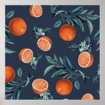 Citroen en blad patroon VI