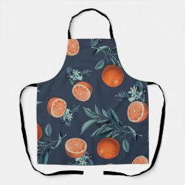 Citroen en blad patroon VI Schort