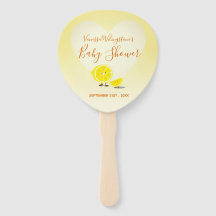 Citroen en Citroen Slice Baby shower Hart Geel