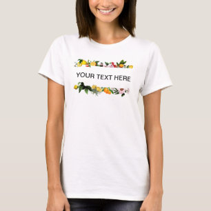 Citroen en fruit lijst aangepaste tekst T-Shirt