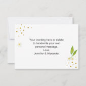 Citroen en Goud Bedankkaart (Achterkant)