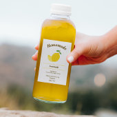 Citroen en limonade flesetiket Sticker