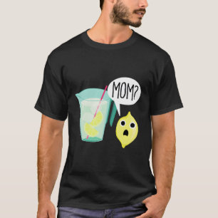 Citroen en limonade mama donkerzieke Humor Funny C T-shirt