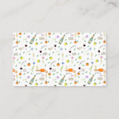 Citroen en Oranje Franse bruiloft Visitekaartje (Achterkant)