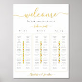 Citroen en Sinaasappel Citrus Wedding Zitting Graf Folie Afdrukken (Voorkant)