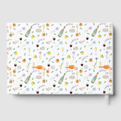 Citroen en Sinaasappel Franse Citrus Wedding Gold Gastenboek (Achterkant)