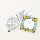 Citroen en Tegels Receptenboek | Keuken Decor Notitieboek (Binnen)
