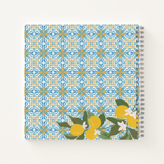 Citroen en Tegels Receptenboek | Keuken Decor Notitieboek (Achterkant)