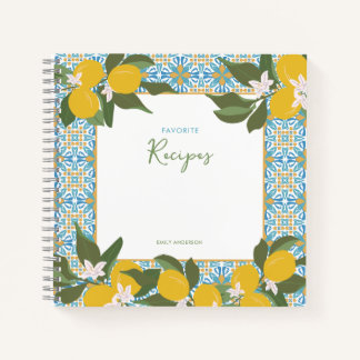 Citroen en Tegels Receptenboek | Keuken Decor Notitieboek