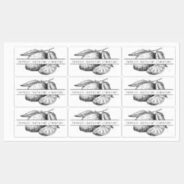 Citroen Essentiële Olie Spray Fles Waterdicht Labels