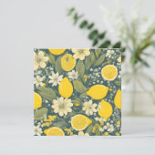  citroen feestdagenkaart (Staand voorkant)