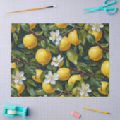 Citroen Fruit Blossom Art Painting Tissuepapier (Craft)
