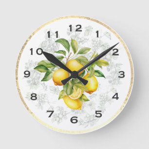Citroen & Fruit Keuken Wandklok 3