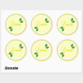 Citroen Fruit Label Sticker (Vel)