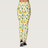 Citroen Fruit Patroon Leggings (Achterkant)